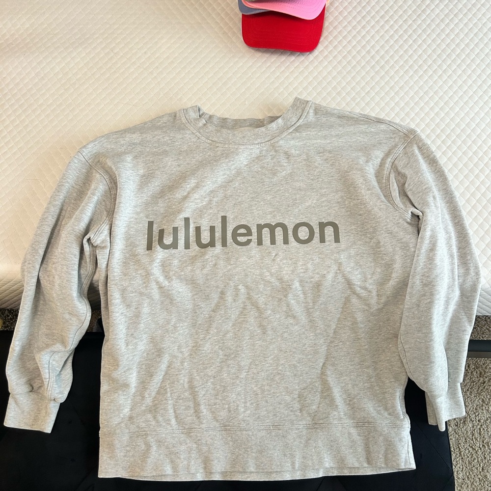 lululemon athletica Gray Sweatshirt